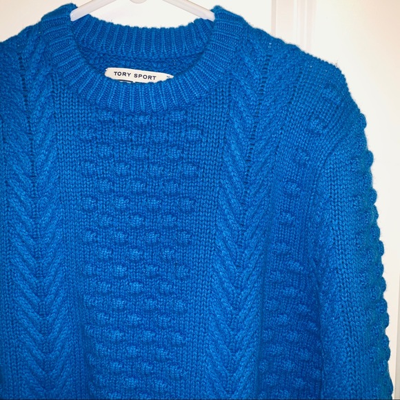 NWT Tory Sport | Merino Wool Cable Knit Sweater - Picture 6 of 13